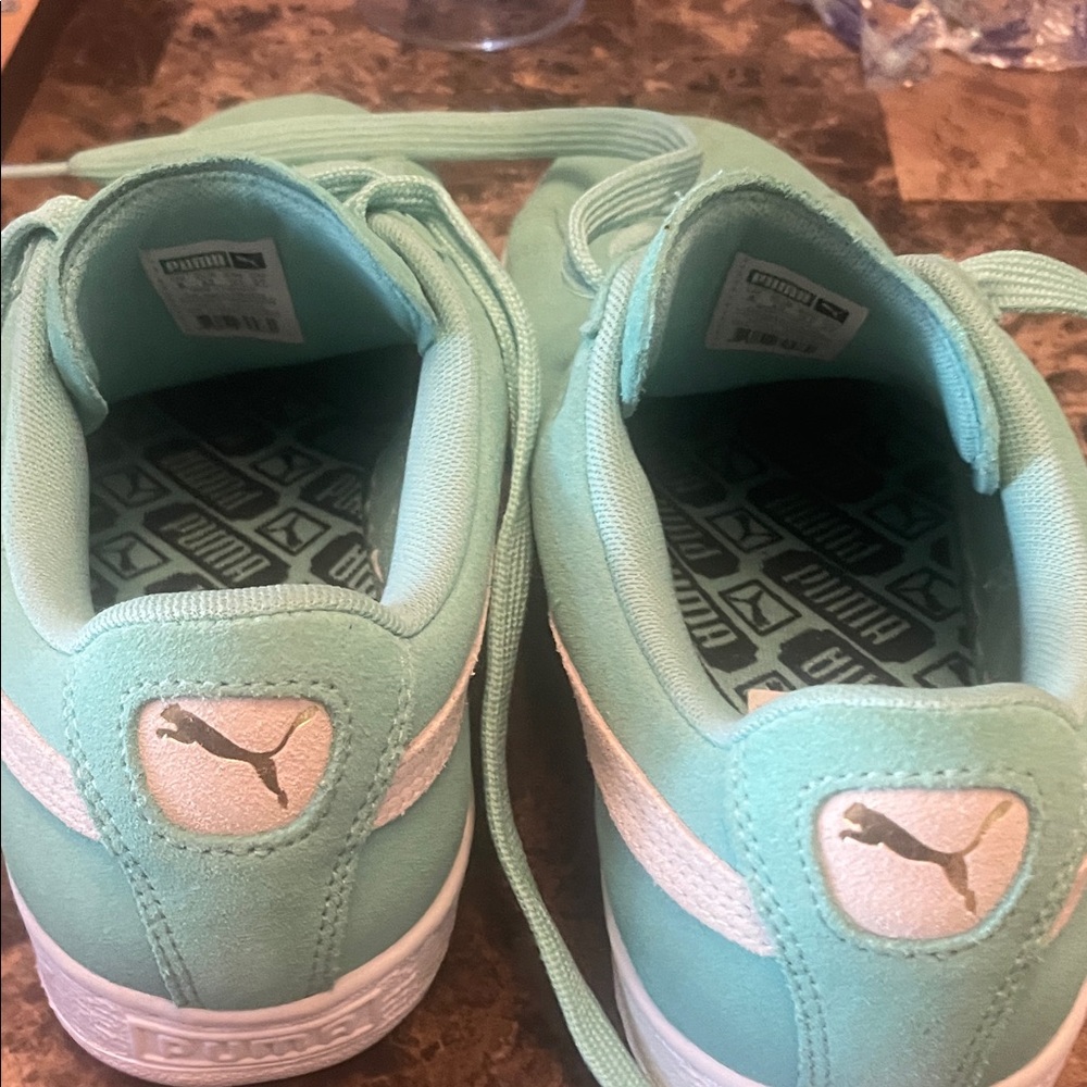 Puma Kids' Sneakers in Mint and White